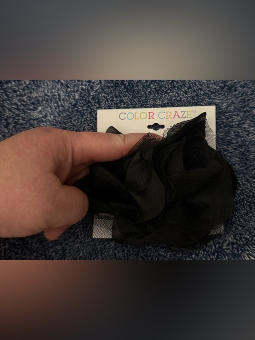 Black Floral Hair Clip - Women Accessories